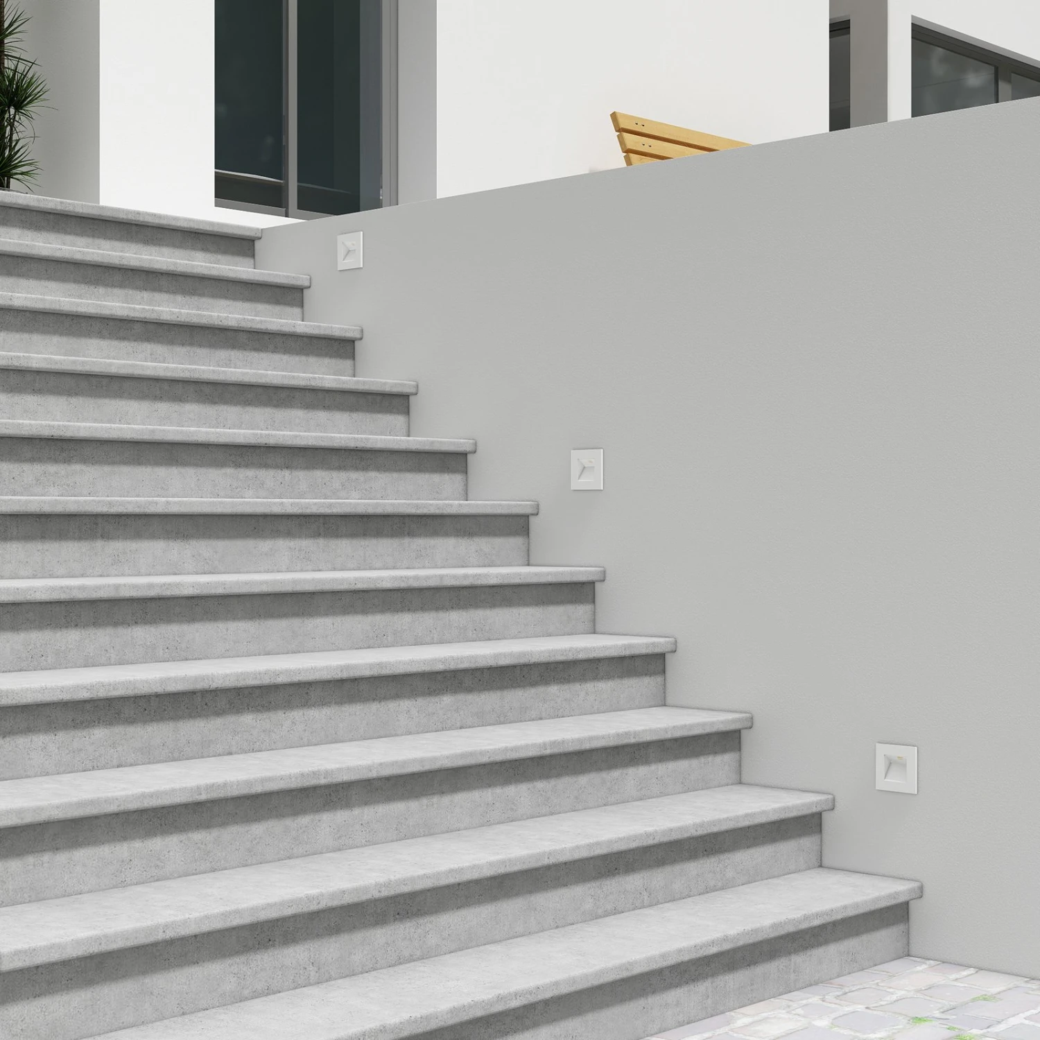 Arcchio Zamo Wandeinbauleuchte, Weiß, G9, IP65 5 Arcchio Zamo Wandeinbauleuchte, Weiß, G9, IP65 – Bild 3