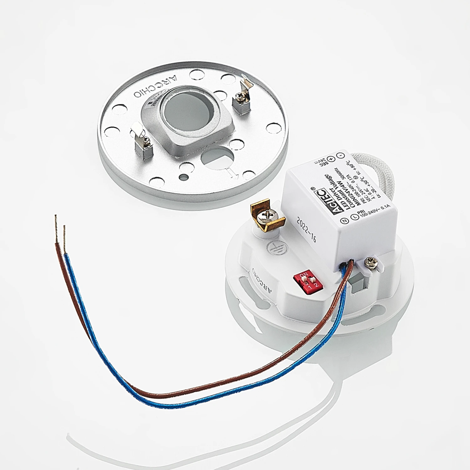 Arcchio Neru LED-Einbaulampe, Sensor, Rund, Silber 10 Arcchio Neru LED-Einbaulampe, Sensor, Rund, Silber – Bild 8