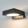 Schwarze LED-Außenwandlampe Natalja -Innenleuchten Store 9967026