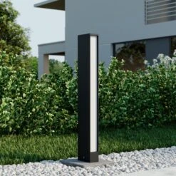 Lucande LED-Wegeleuchte Lirka, Dunkelgrau, 2-flammig -Innenleuchten Store 9969105 2