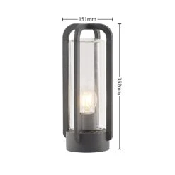 Lucande Tiras Außendeckenleuchte, Dunkelgrau, IP65 13 Lucande Tiras Außendeckenleuchte, Dunkelgrau, IP65 -Innenleuchten Store 9969197 3