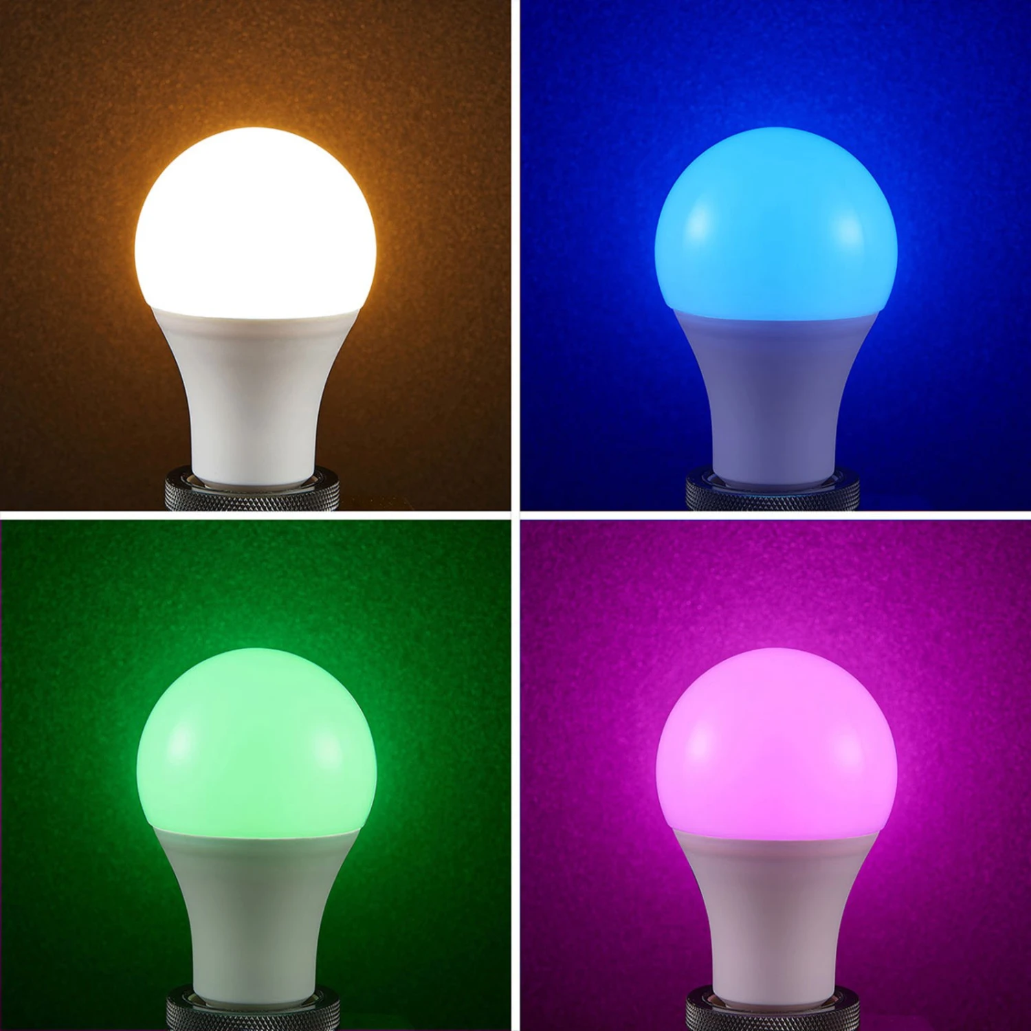 Prios Smart LED-Lampe Wifi E27 10 W, 2.700 K, RGB 4 Prios Smart LED-Lampe Wifi E27 10 W, 2.700 K, RGB – Bild 2