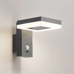 Lindby Laira LED-Solar-Außenwandleuchte, Sensor -Innenleuchten Store 9977101 4