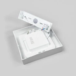 LED-Deckenlampe Marlo Silber 3000K Eckig 18,1cm 15 LED-Deckenlampe Marlo Silber 3000K Eckig 18,1cm -Innenleuchten Store 9978055 6